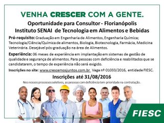 Consultor - IST Alimentos e Bebidas