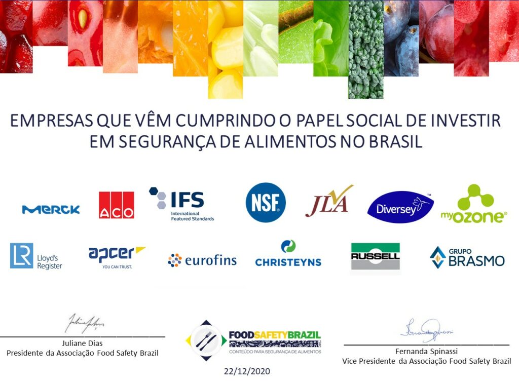 Food Safety Brazil reconhece empresas que investem em segurança