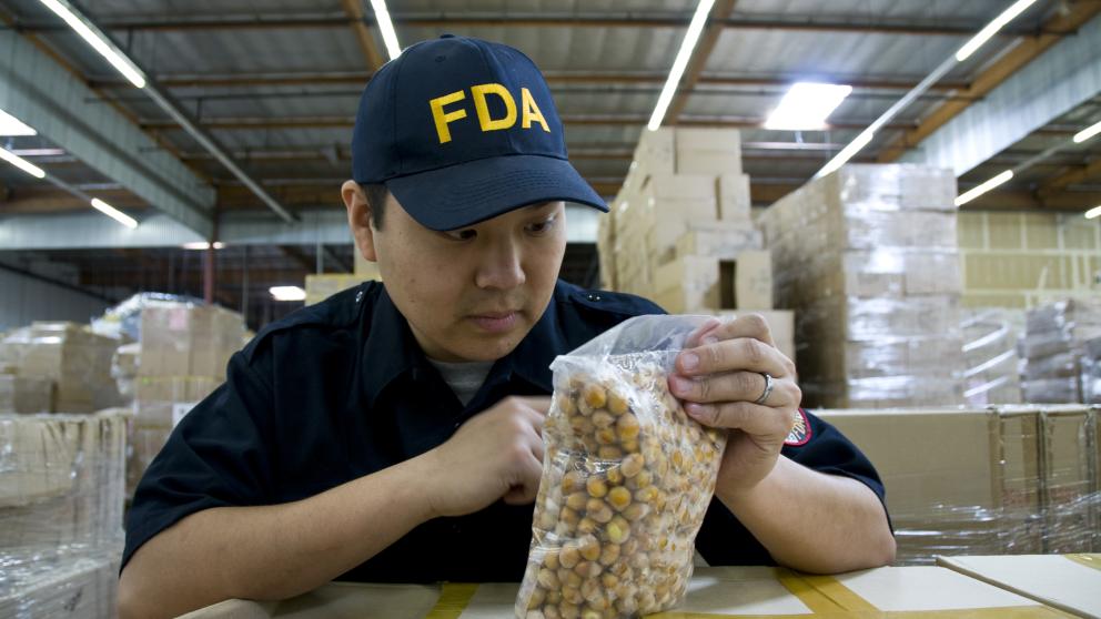 Inspeção por agente da FDA