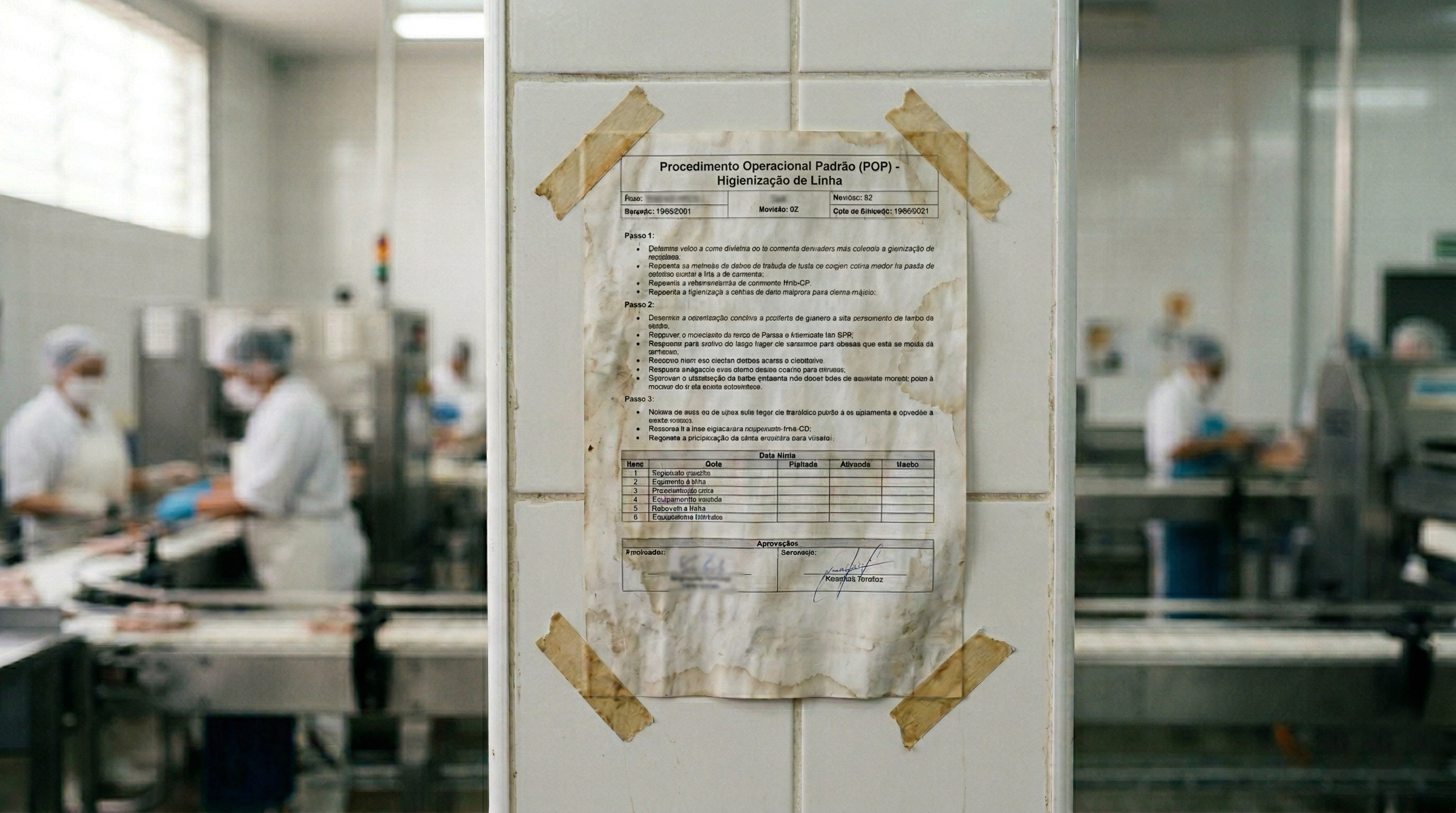 procedimentos não são seguidos